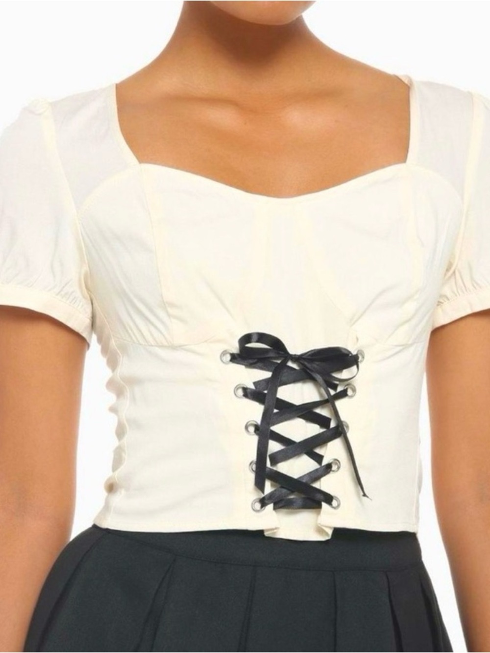 Hot Topic corset crop top